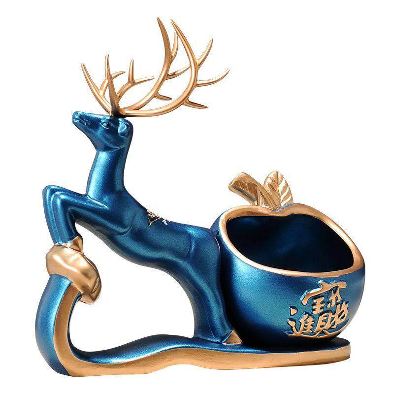 门口放钥匙神器挂创意入户进门口鞋柜玄关放钥匙收纳摆件鹿装饰品,淘宝优惠券,粉丝福利购,淘宝优惠卷