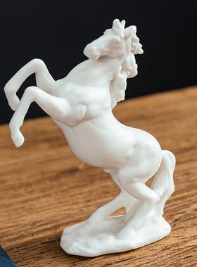创意白马摆件，马会有钱招财，风水生肖，立功立业，书房办公桌面