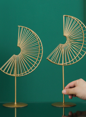 北欧轻奢创意客厅玄关银杏叶酒柜装饰品摆件家居办公室桌面小摆设