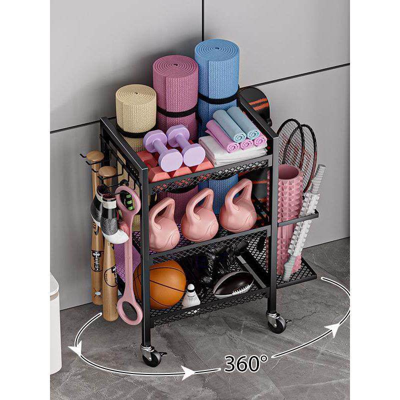 健身器材储物架家用可移动哑铃壶铃瑜伽储物篮体育用品工具储物篮,淘宝优惠券,粉丝福利购,淘宝优惠卷