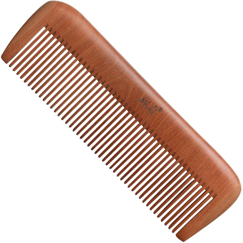 郎府加厚老桃木梳子细齿直板梳顺发梳个人护理梳礼品梳男女生家用,淘宝优惠券,粉丝福利购,淘宝优惠卷