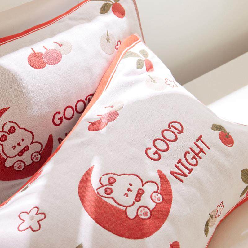 儿童枕巾纯棉一对装加厚吸汗全棉纱布可固定枕头巾枕头套巾婴儿,淘宝优惠券,粉丝福利购,淘宝优惠卷