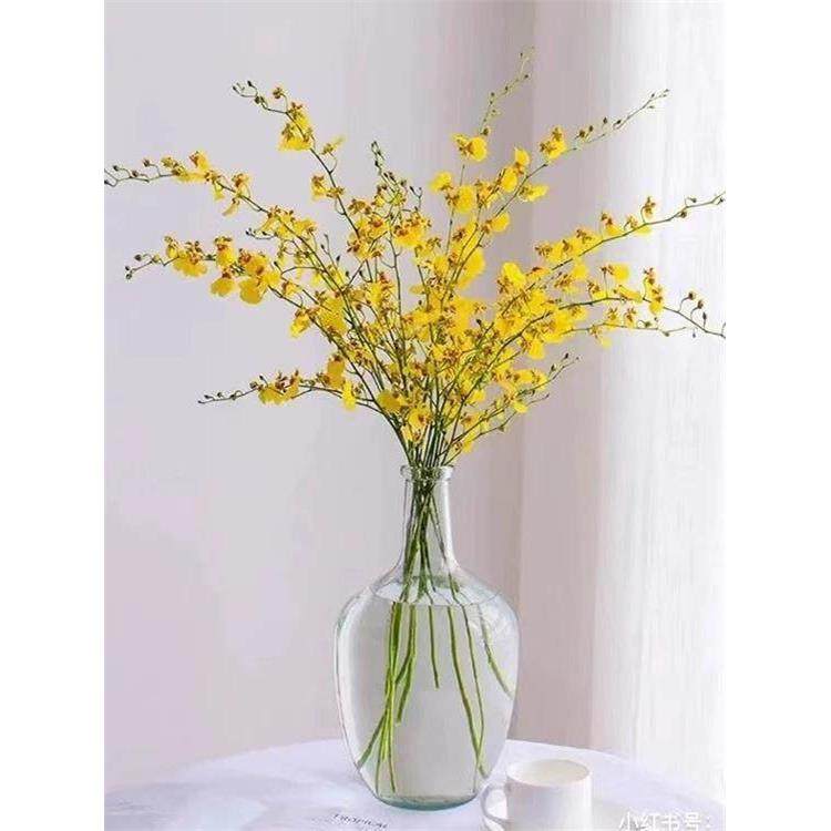 轻奢仿真跳舞兰文心兰客厅高档摆件干花餐桌花束花艺插花摆设假花,淘宝优惠券,粉丝福利购,淘宝优惠卷