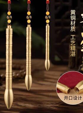 普陀山鸡翅实木文昌笔架文房四宝毛笔挂套装初学全套毛笔挂架
