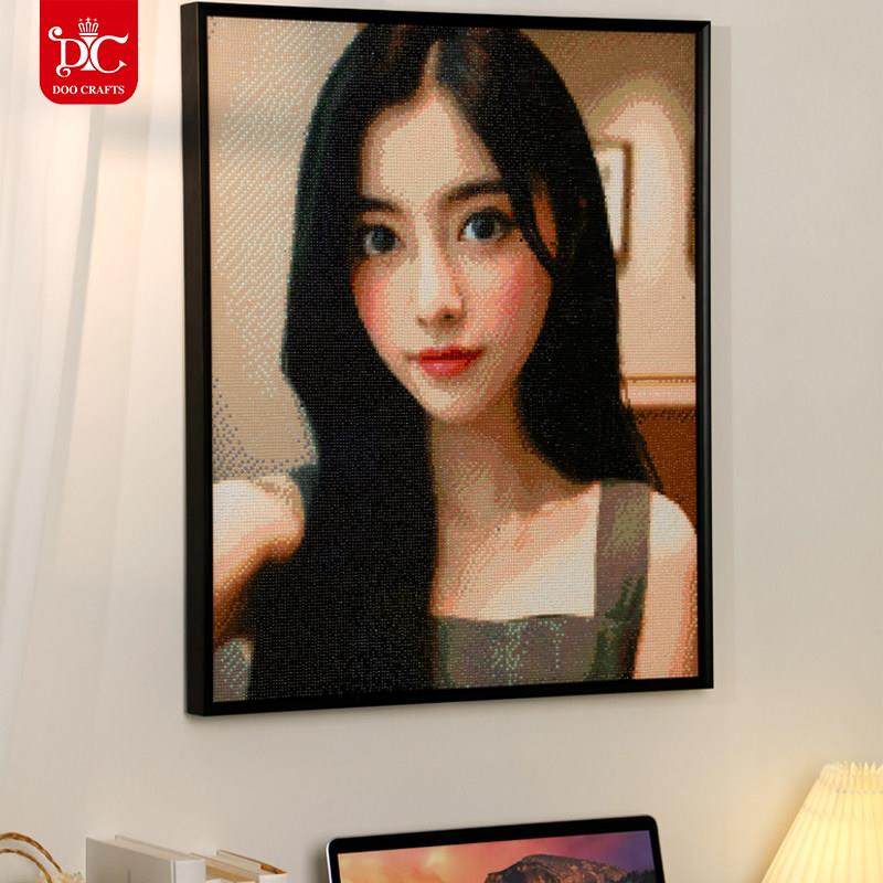 DC蒂彩钻石画十字绣定制照片真人生日手工diy闺蜜生日礼物哪吒,淘宝优惠券,粉丝福利购,淘宝优惠卷