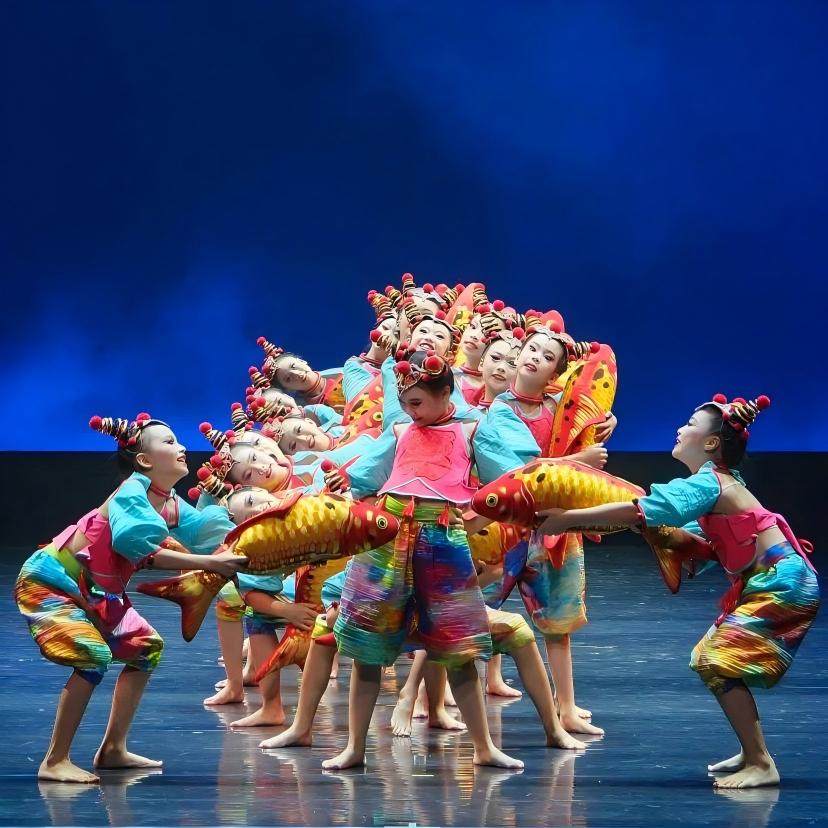 第十三届小荷风采年画娃娃乐陶陶演出服儿童喜庆表演服元旦舞蹈服,淘宝优惠券,粉丝福利购,淘宝优惠卷