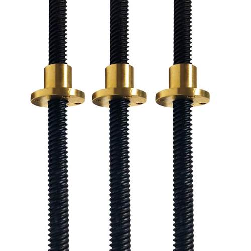 多头多线梯形丝杆螺母套装2 3 4 6 8 10 12头高速大螺距t型丝杠 - 图3