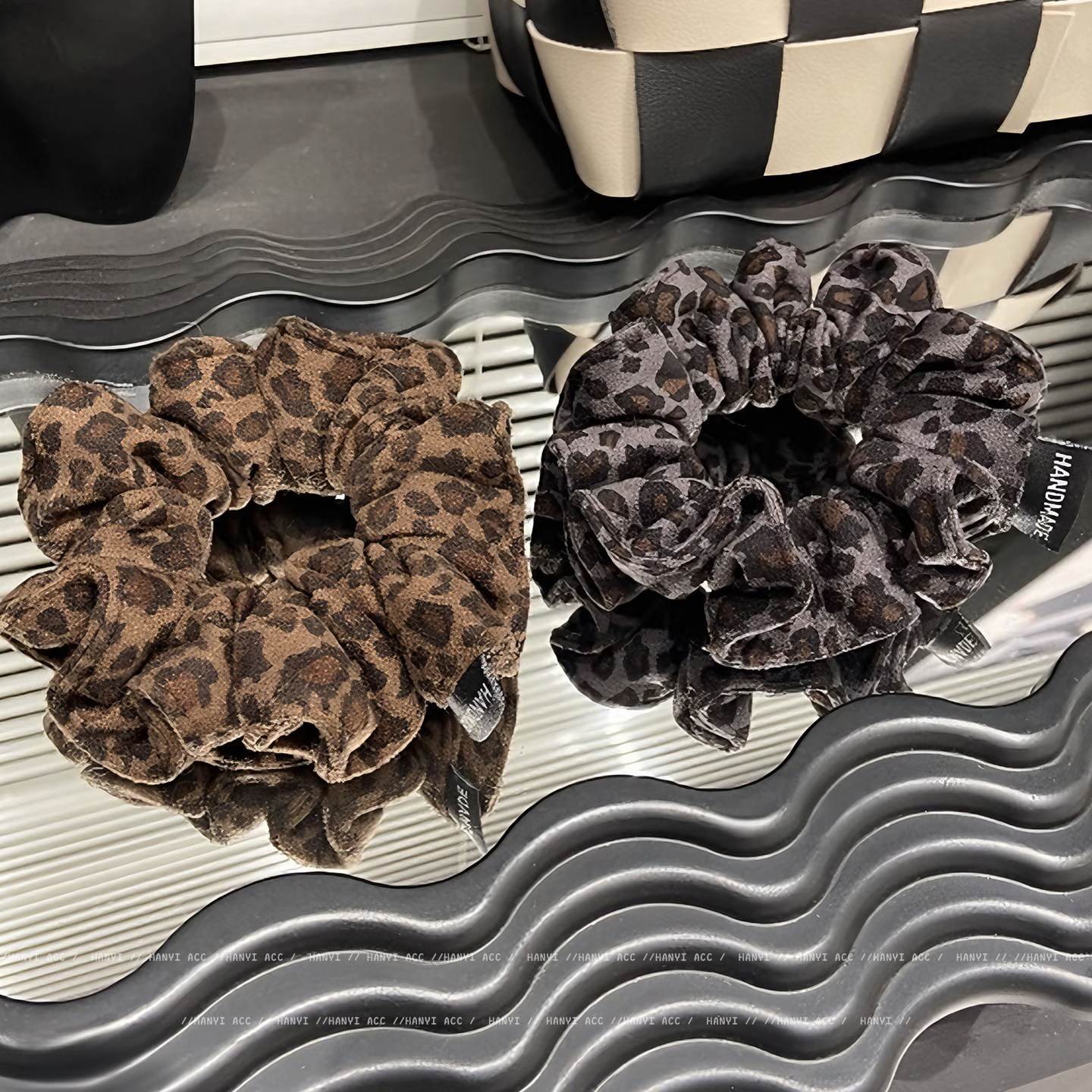 豹纹大肠发圈女2026新款高级感高弹力扎头头绳发饰丸子头发绳头花,淘宝优惠券,粉丝福利购,淘宝优惠卷