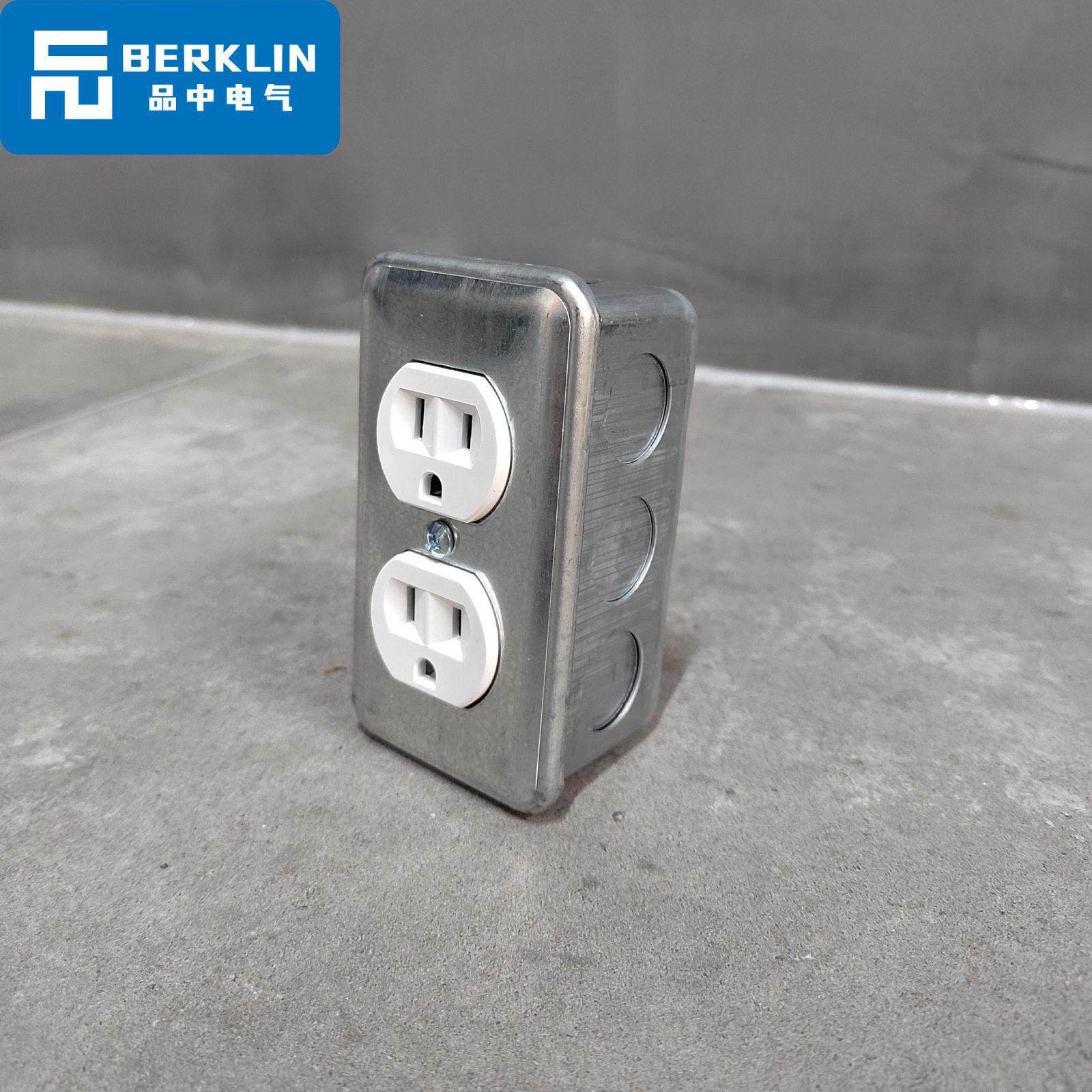 Berklin工业风美标插座开关USB明装GFCI暗装规复古UL认证美国台湾,淘宝优惠券,粉丝福利购,淘宝优惠卷
