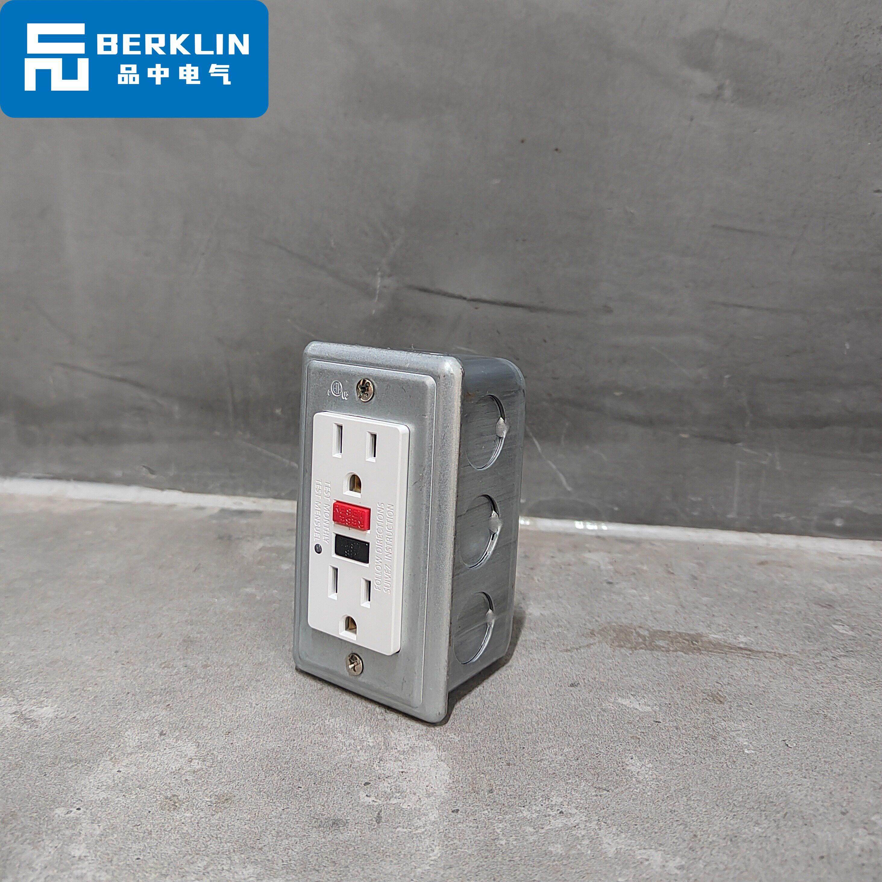 Berklin工业风美标插座开关USB明装GFCI暗装规复古UL认证美国台湾,淘宝优惠券,粉丝福利购,淘宝优惠卷