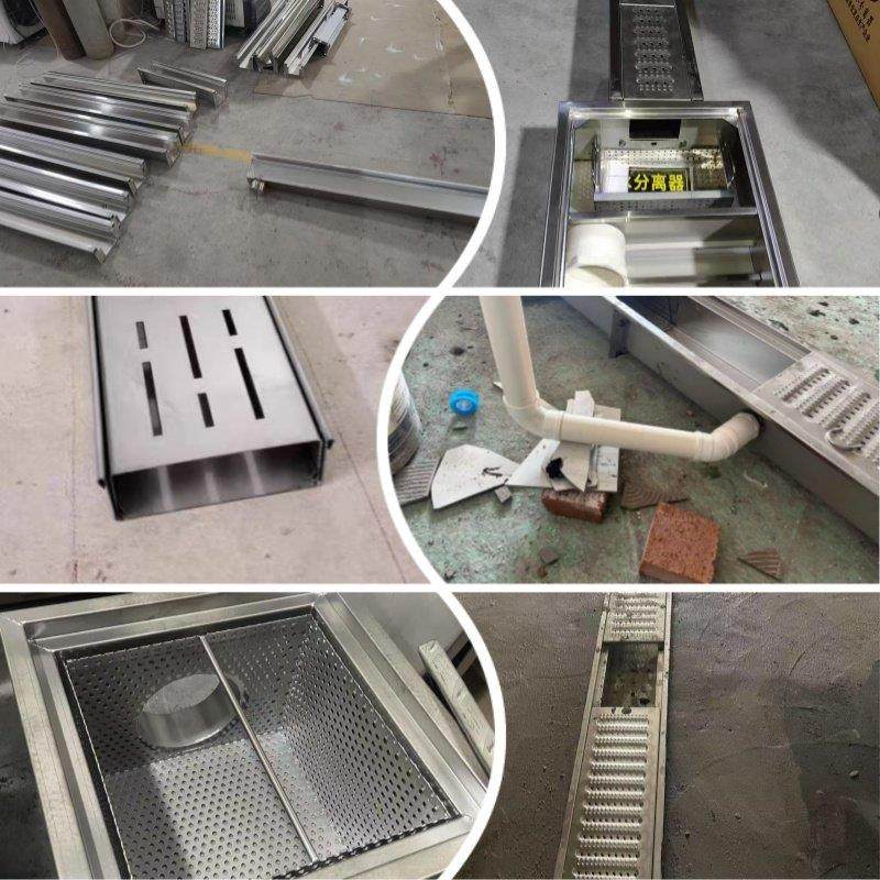 304不锈钢地沟排水沟U型槽盖板成品厨房饭店院落明沟格栅下水道,淘宝优惠券,粉丝福利购,淘宝优惠卷