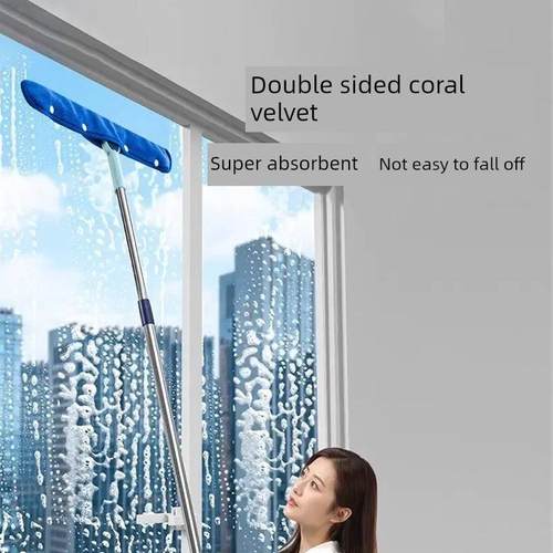 魔术扫把干湿式家用雨刷拖把浴室雨刷清洁专用贴片套 - 图1