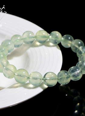 天然7A级葡萄石手链冰种水晶手串