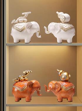 如意葫芦大象摆件装饰品招财家居好物客厅酒柜电视柜乔迁新居礼物