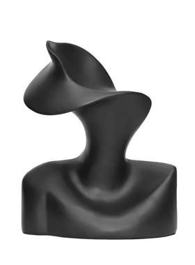 手绘云朵摆件北欧艺术人物雕塑摆件样板间售楼部客厅软装饰品