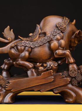 大号财势如虹牛摆件招财风水吉祥老板办公室桌面装饰店铺开业礼品