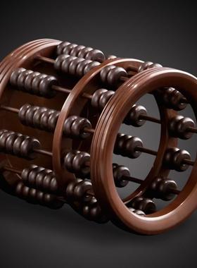 大仕缘紫铜工艺品文房摆件创意书房算盘笔筒送老师筒商务办公礼品