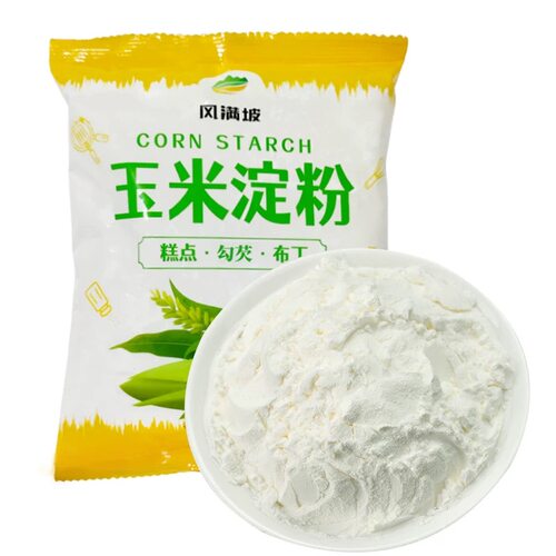 食用淀粉玉米淀粉家用烘焙勾芡淀粉生粉厨房调料纯正细腻油炸腌制 - 图3