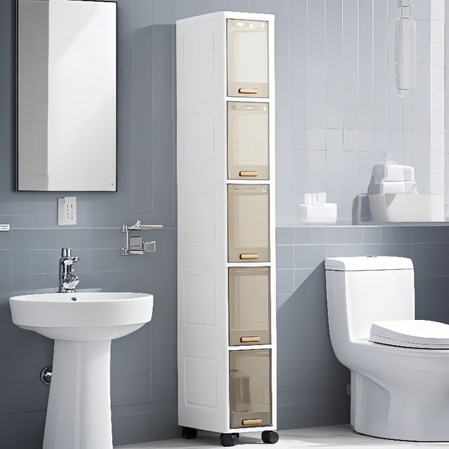 Clutch storage cabinet narrow-slit storage cabinet