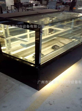 冷冻展示柜零下-15°C柜直角黑色无缝45°C拼接冰糖葫芦风冷冰柜