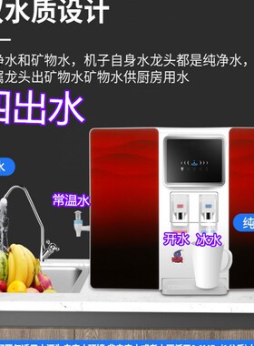 壁挂冷热净水器家用直饮加热一体ro反渗透自来水过滤器饮水机井水