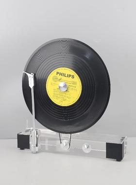 现代仿真立式黑胶唱片机留音机样板间电视柜茶几家居客厅饰品摆件