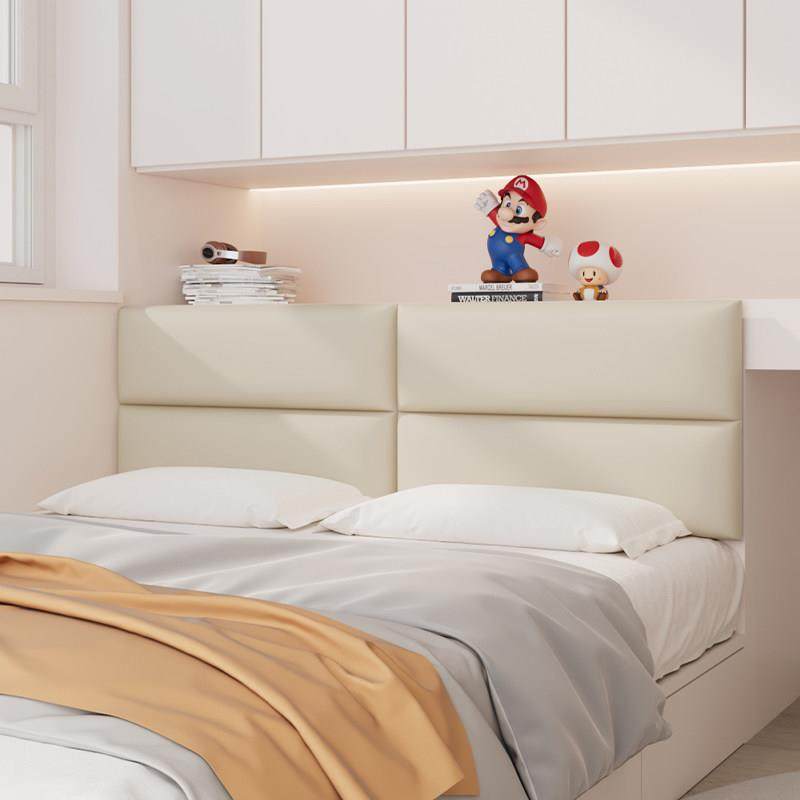 榻榻米床头靠背垫软包儿童房防撞墙贴无床头护墙板床边护软包自粘,淘宝优惠券,粉丝福利购,淘宝优惠卷