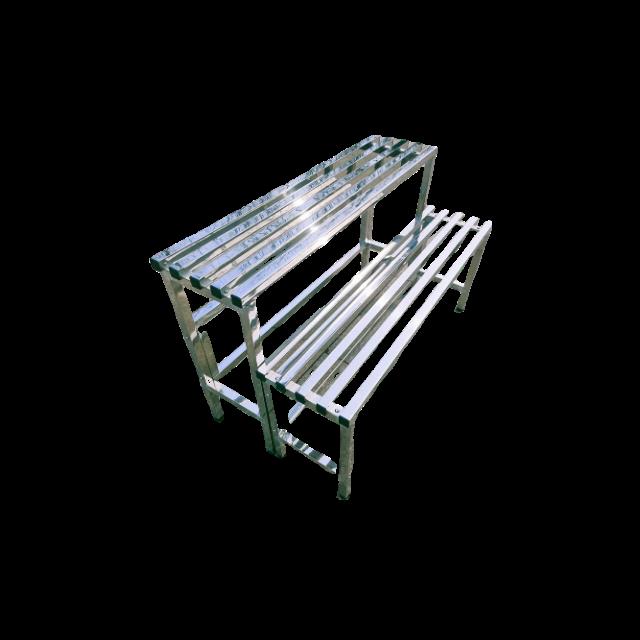 不锈钢花架单层阳台户外室外庭院客厅落地式多肉置物架盆景花盆架 - 图3