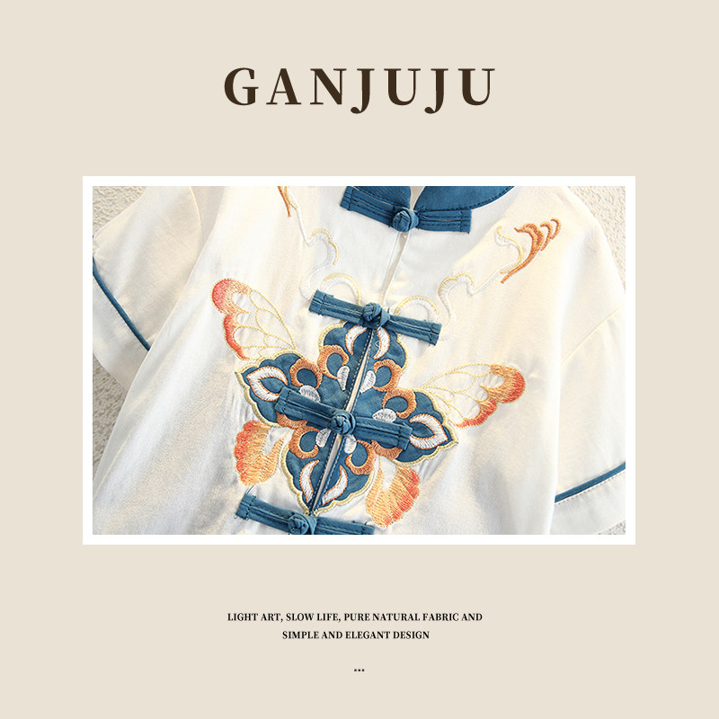 汉服男童夏季薄款中国风儿童演出服女童古风唐装幼儿园表演服套装,淘宝优惠券,粉丝福利购,淘宝优惠卷