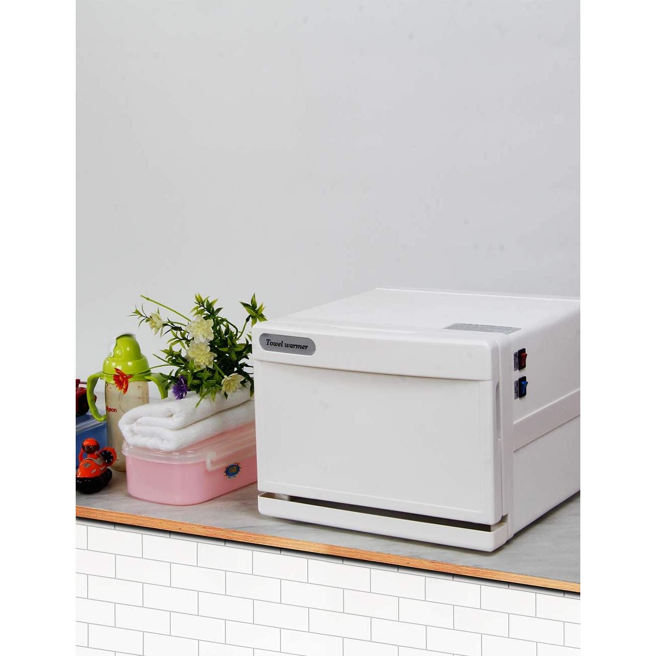 8L towel heater UV line disinfection cabinet hot towel steaming cabinet small hot compress steam disinfection cabinet