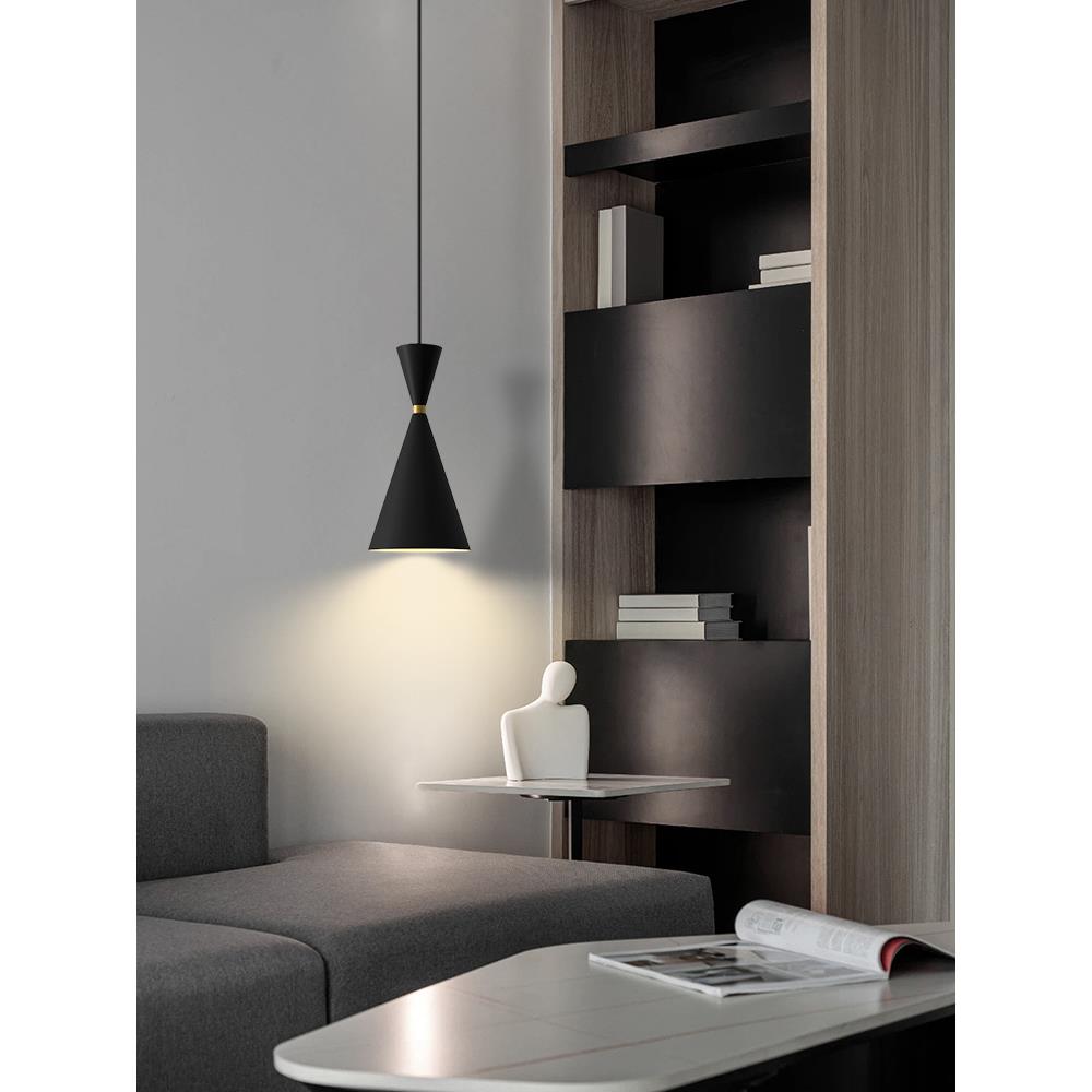 北欧主卧室床头柜小吊灯2023新款创意现代简约网红极简长线吊线灯 - 图0