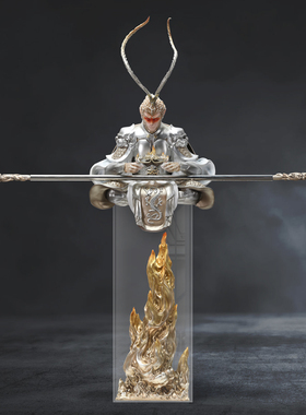 斗战胜佛办公桌摆件家居饰品创意孙悟空客厅房间落地摆设齐天大圣