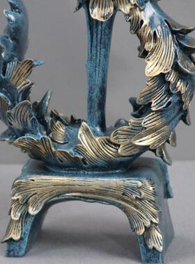 摆件电视家居客厅创意装饰柜凤凰品酒柜欧式玄关饰品艺术礼品工艺