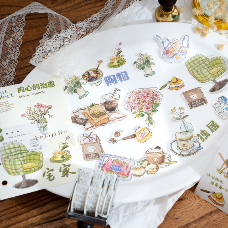 暮光特油胶带慢生活日记系列手帐装饰复古欧式DIY打底拼贴4款防水,淘宝优惠券,粉丝福利购,淘宝优惠卷