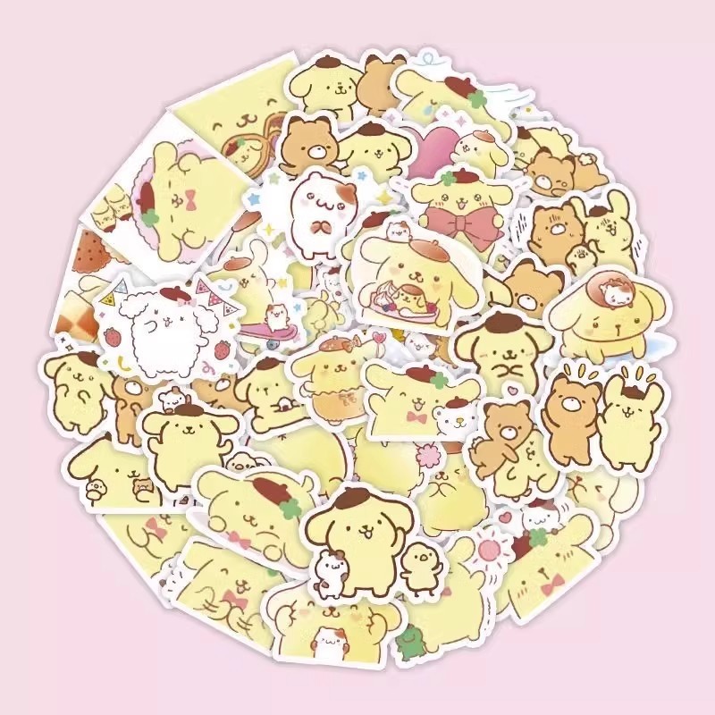 120张布丁狗贴纸可爱卡通装饰素材卡通手机壳行李箱贴纸防水贴画,淘宝优惠券,粉丝福利购,淘宝优惠卷