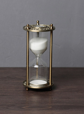 沙漏创意礼物欧式复古怀旧摆件个性简约现代男生女生爱情旋转