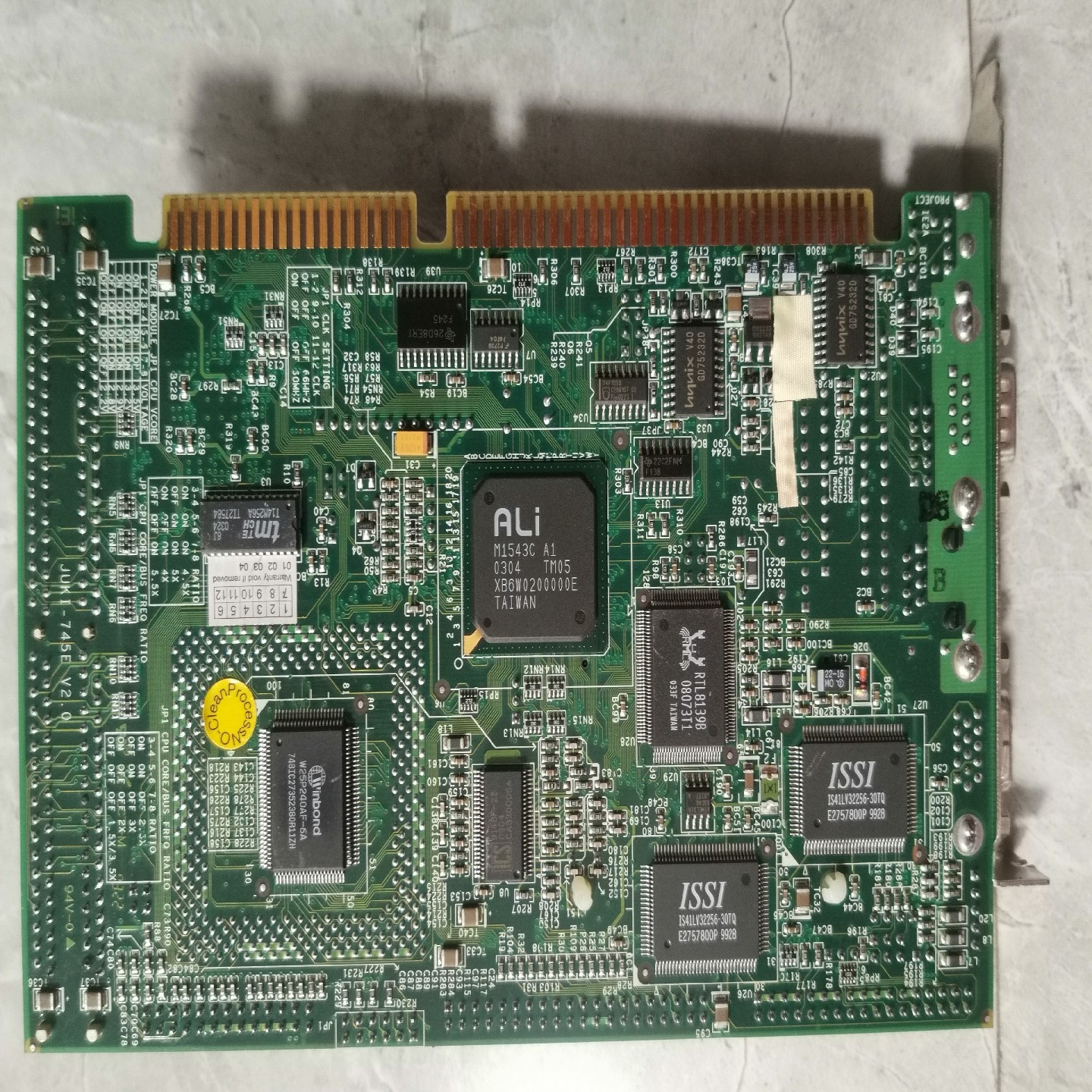 【星慕电子】JUKI-745E主板,带内存和CPU,实物图,看好再拍。 - 图1