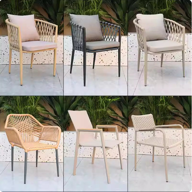 户外桌椅藤编单人椅藤椅设计师花园室外休闲椅绳编家用椅,淘宝优惠券,粉丝福利购,淘宝优惠卷