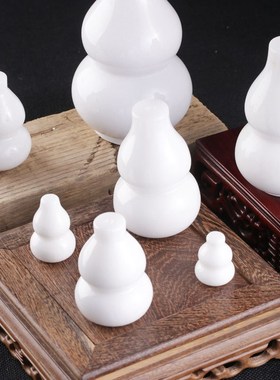 汉白玉葫芦祝福客厅玄关书房办公室桌面工艺简约装饰摆件家居饰品