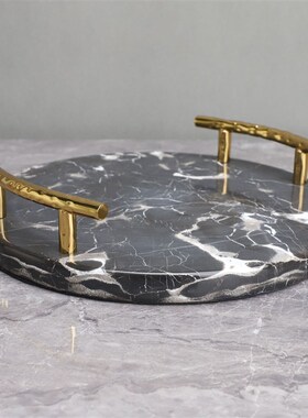 新中式蜗牛托盘六角球样板房售楼部卧室书房客厅餐厅桌面家居摆件