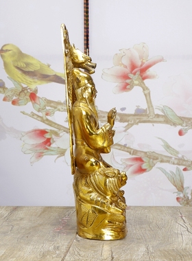 纯铜药王孙思邈铜像家居摆件名医圣神医孙思邈神像工艺品摆设神医