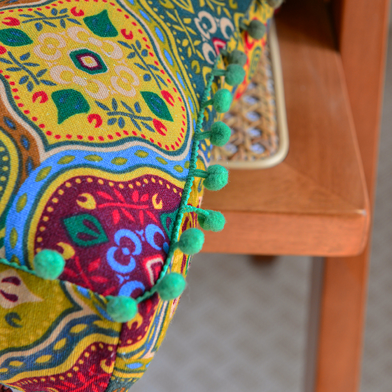 加厚地上懒人屁垫坐垫飘窗榻榻米垫民族风椅子坐垫方形坐墩蒲团 - 图2