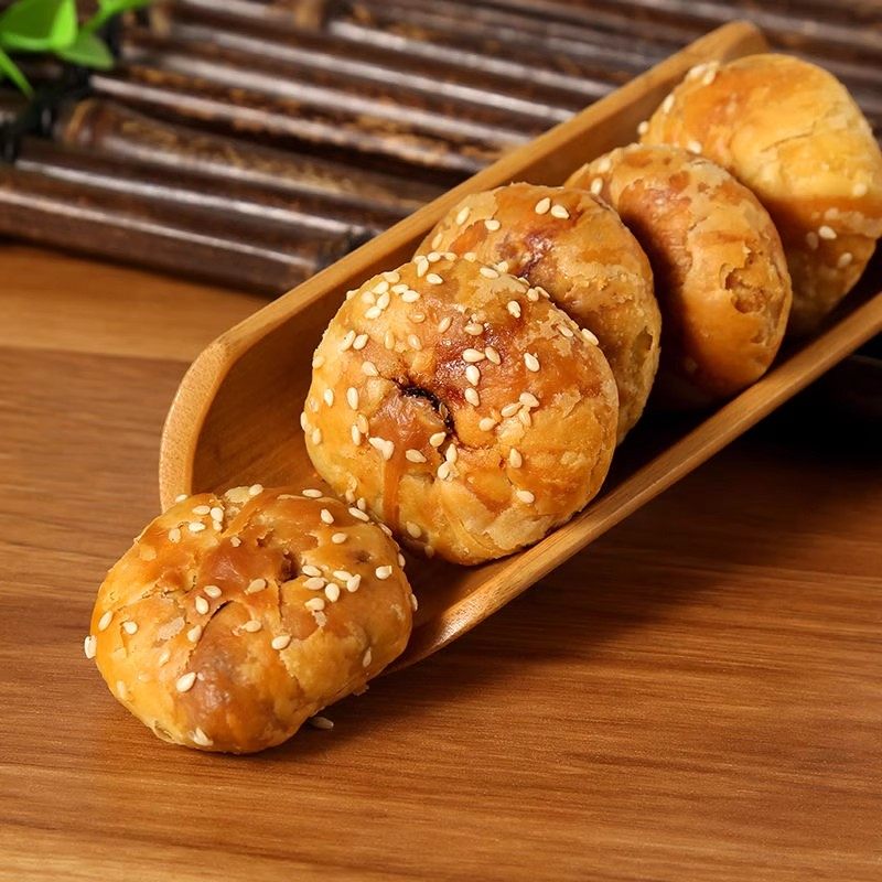 黄山烧饼正宗安徽特产梅干菜扣肉酥饼网红代餐饱腹解馋小零食糕点,淘宝优惠券,粉丝福利购,淘宝优惠卷