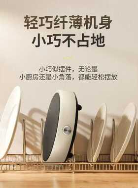单人小型电磁炉迷你便携户外家用圆形新款电池炉110V美规