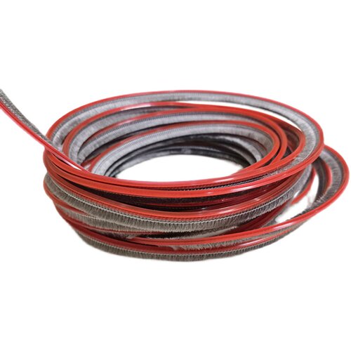 厂批X型90铝合金门窗3*9硅化卡槽毛条7073老式塑钢窗户密封条挡风 - 图3