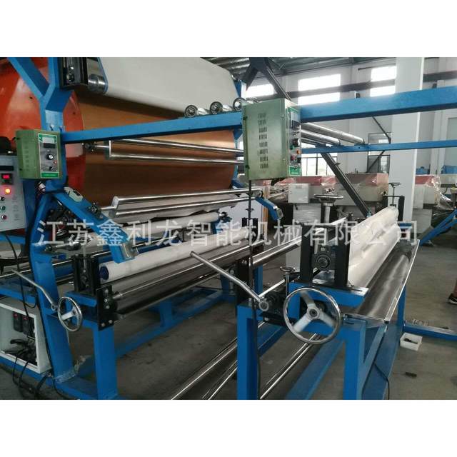 Supply double-glue slot vertical mesh belt composite machine textile fabric lamination machine can be customized