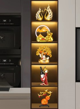 客厅简约餐边柜玻璃酒柜装饰摆件轻奢高档新家电视柜乔迁搬家礼物