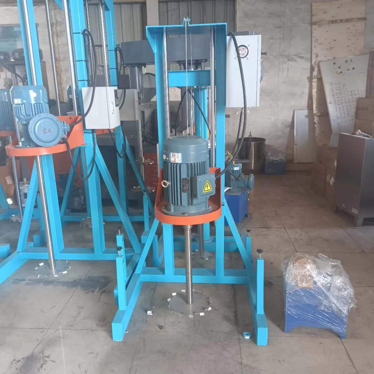 3KW分散机油漆涂料防爆搅拌分散机小型分散机电动升降变频调速 - 图0