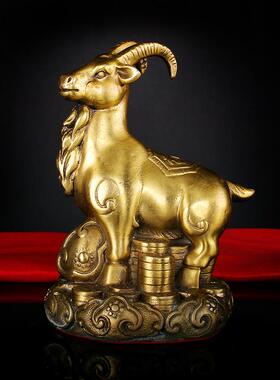 纯铜生肖摆件 大小号新款圆底十二生肖鼠牛虎兔龙蛇马羊猴鸡狗猪