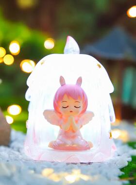 安妮宝贝祈祷小夜灯星星灯创意ins女生卧室床头柜氛围装饰小台灯